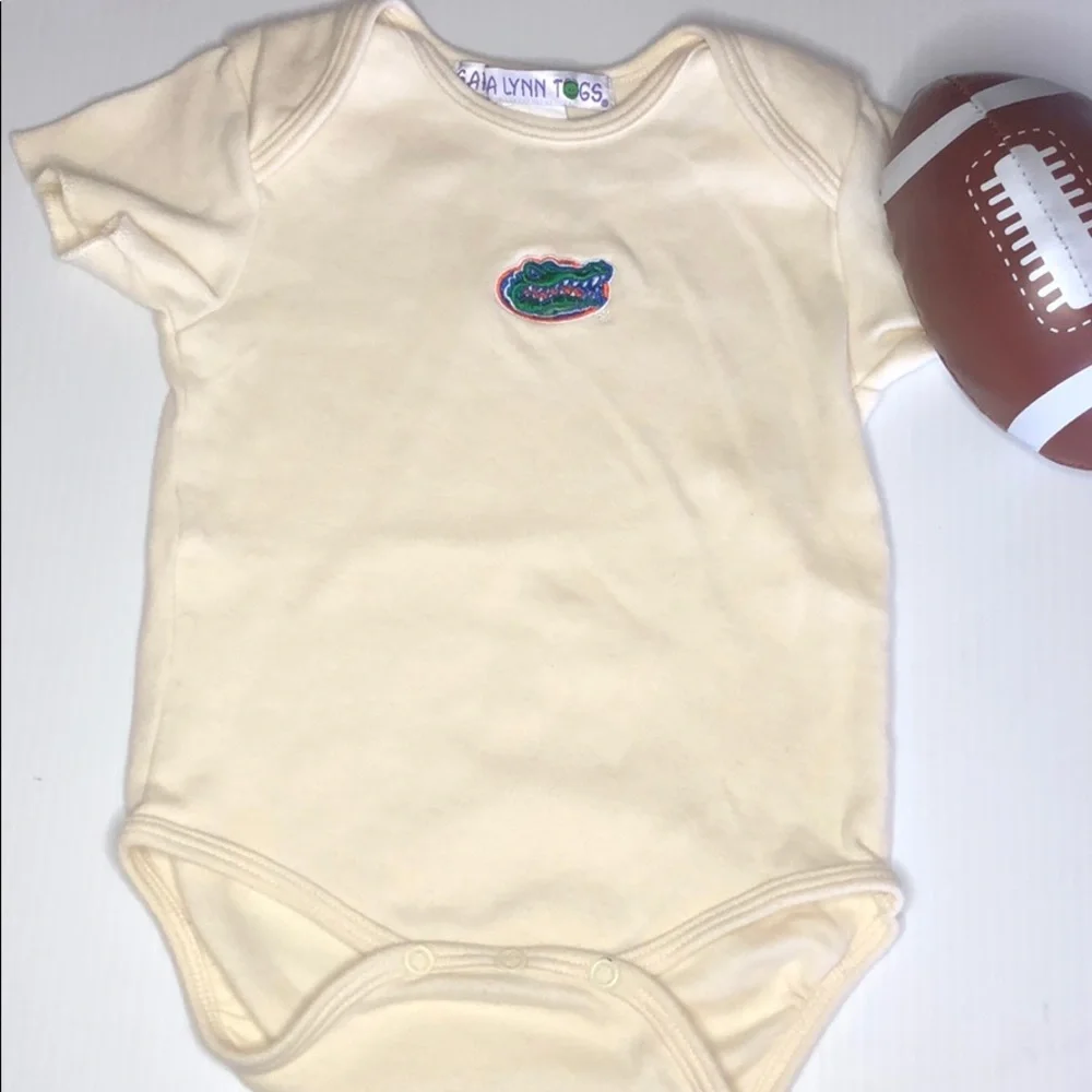 Baby Florida Gators onesie off-white sz 12-18 mos‎